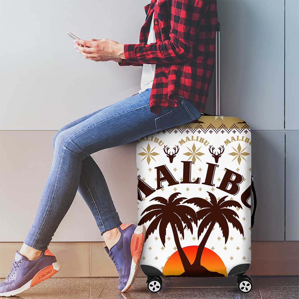 Malibu Christmas Luggage Cover Xmas Holiday Patterns - Wonder Print Shop
