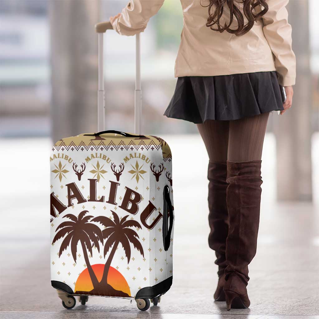 Malibu Christmas Luggage Cover Xmas Holiday Patterns - Wonder Print Shop