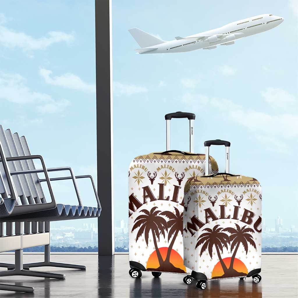 Malibu Christmas Luggage Cover Xmas Holiday Patterns - Wonder Print Shop
