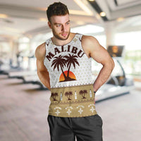 Malibu Christmas Men Tank Top Xmas Holiday Patterns - Wonder Print Shop