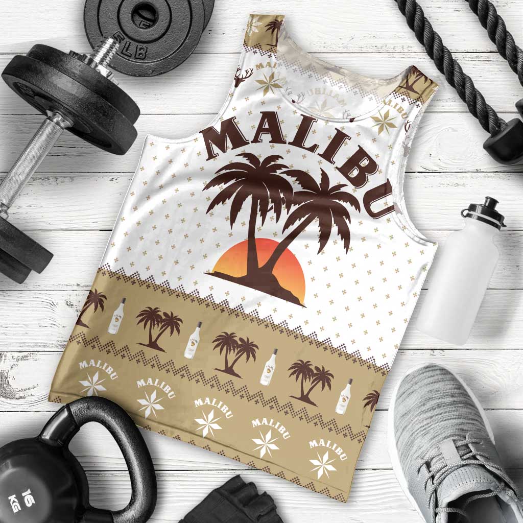 Malibu Christmas Men Tank Top Xmas Holiday Patterns - Wonder Print Shop