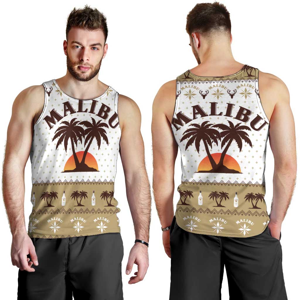 Malibu Christmas Men Tank Top Xmas Holiday Patterns - Wonder Print Shop