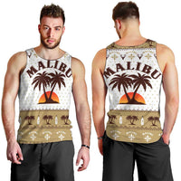 Malibu Christmas Men Tank Top Xmas Holiday Patterns - Wonder Print Shop