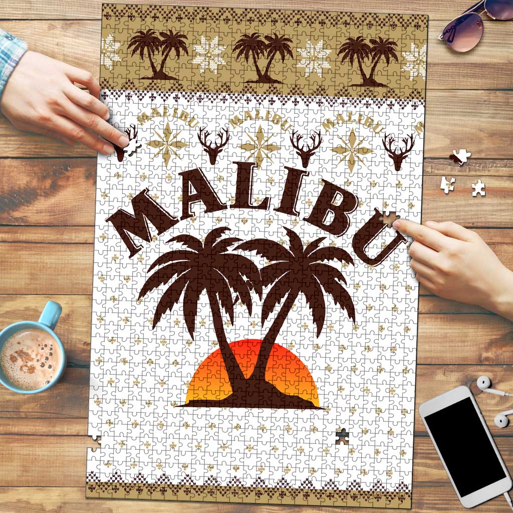 Malibu Christmas Puzzle Xmas Holiday Patterns - Wonder Print Shop