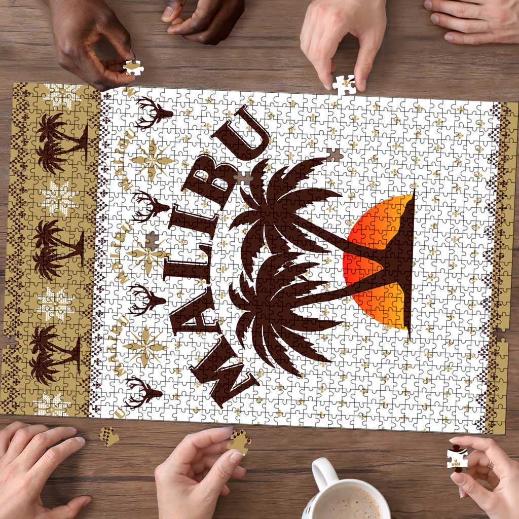 Malibu Christmas Puzzle Xmas Holiday Patterns - Wonder Print Shop