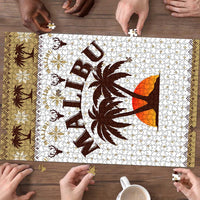 Malibu Christmas Puzzle Xmas Holiday Patterns - Wonder Print Shop