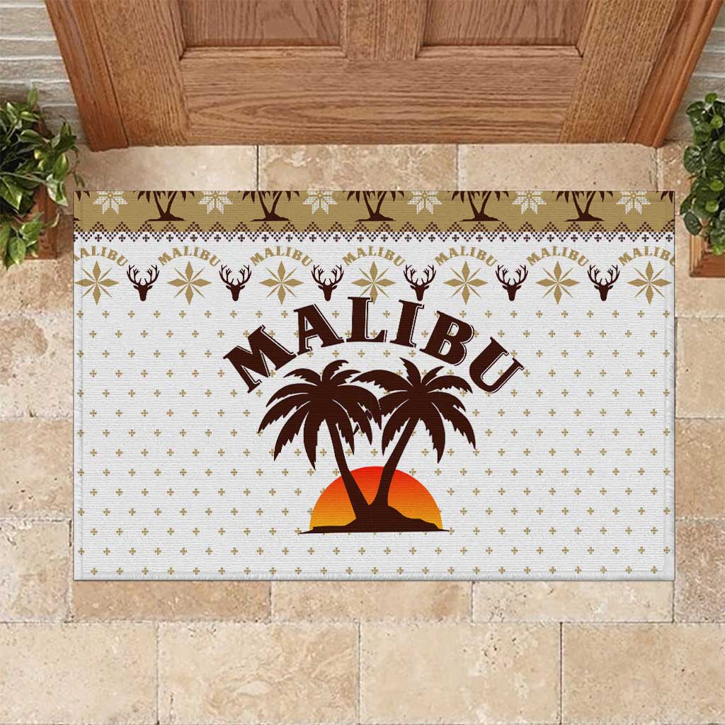 Malibu Christmas Rubber Doormat Xmas Holiday Patterns - Wonder Print Shop