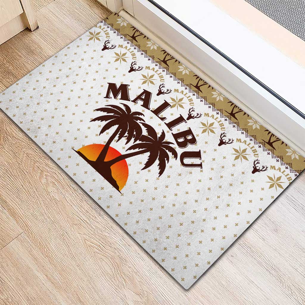 Malibu Christmas Rubber Doormat Xmas Holiday Patterns - Wonder Print Shop