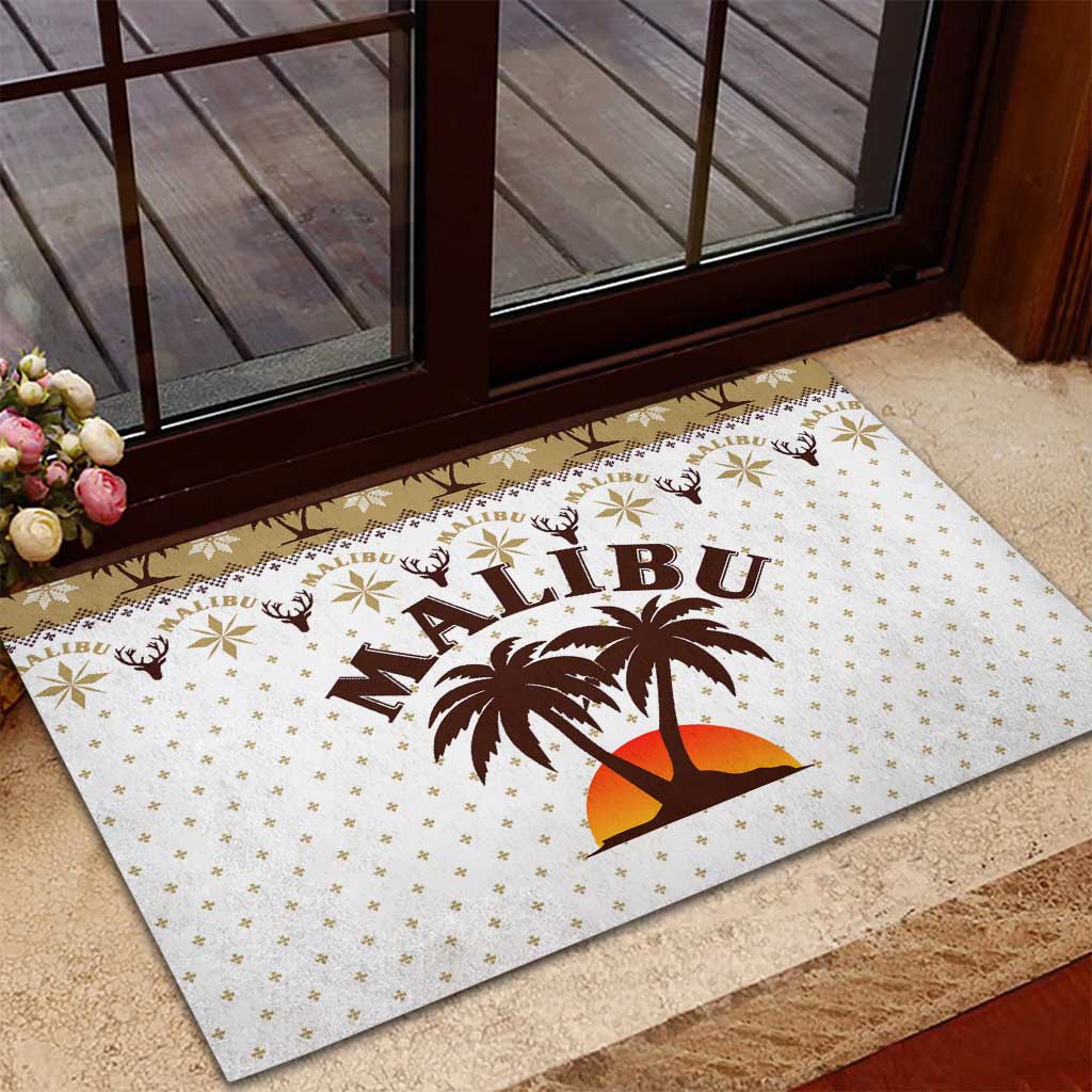 Malibu Christmas Rubber Doormat Xmas Holiday Patterns - Wonder Print Shop