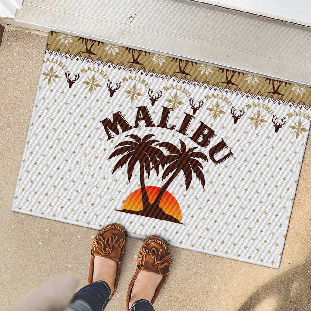 Malibu Christmas Rubber Doormat Xmas Holiday Patterns - Wonder Print Shop