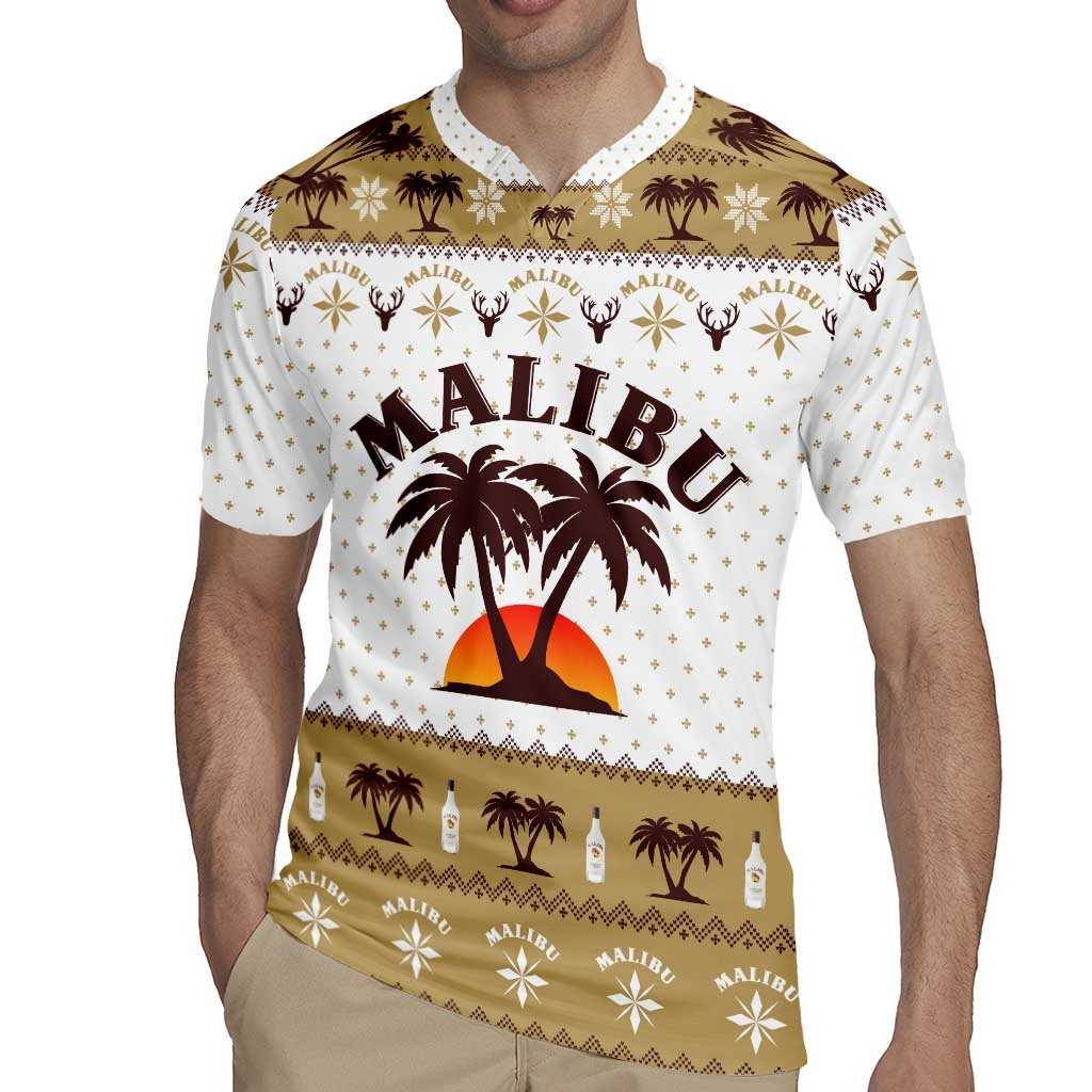 Malibu Christmas Rugby Jersey Xmas Holiday Patterns - Wonder Print Shop