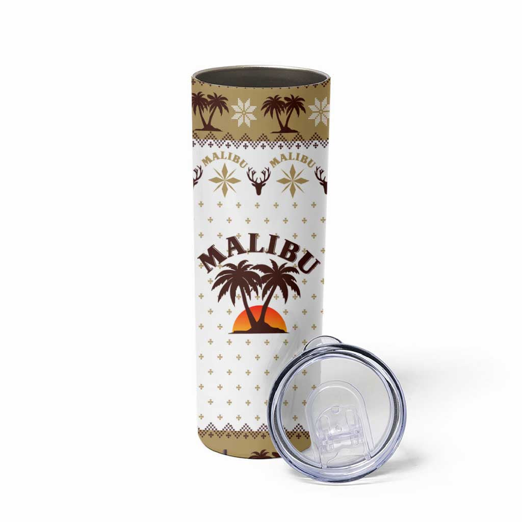 Malibu Christmas Skinny Tumbler Xmas Holiday Patterns - Wonder Print Shop