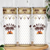 Malibu Christmas Skinny Tumbler Xmas Holiday Patterns - Wonder Print Shop