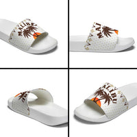 Malibu Christmas Slide Sandals Xmas Holiday Patterns - Wonder Print Shop
