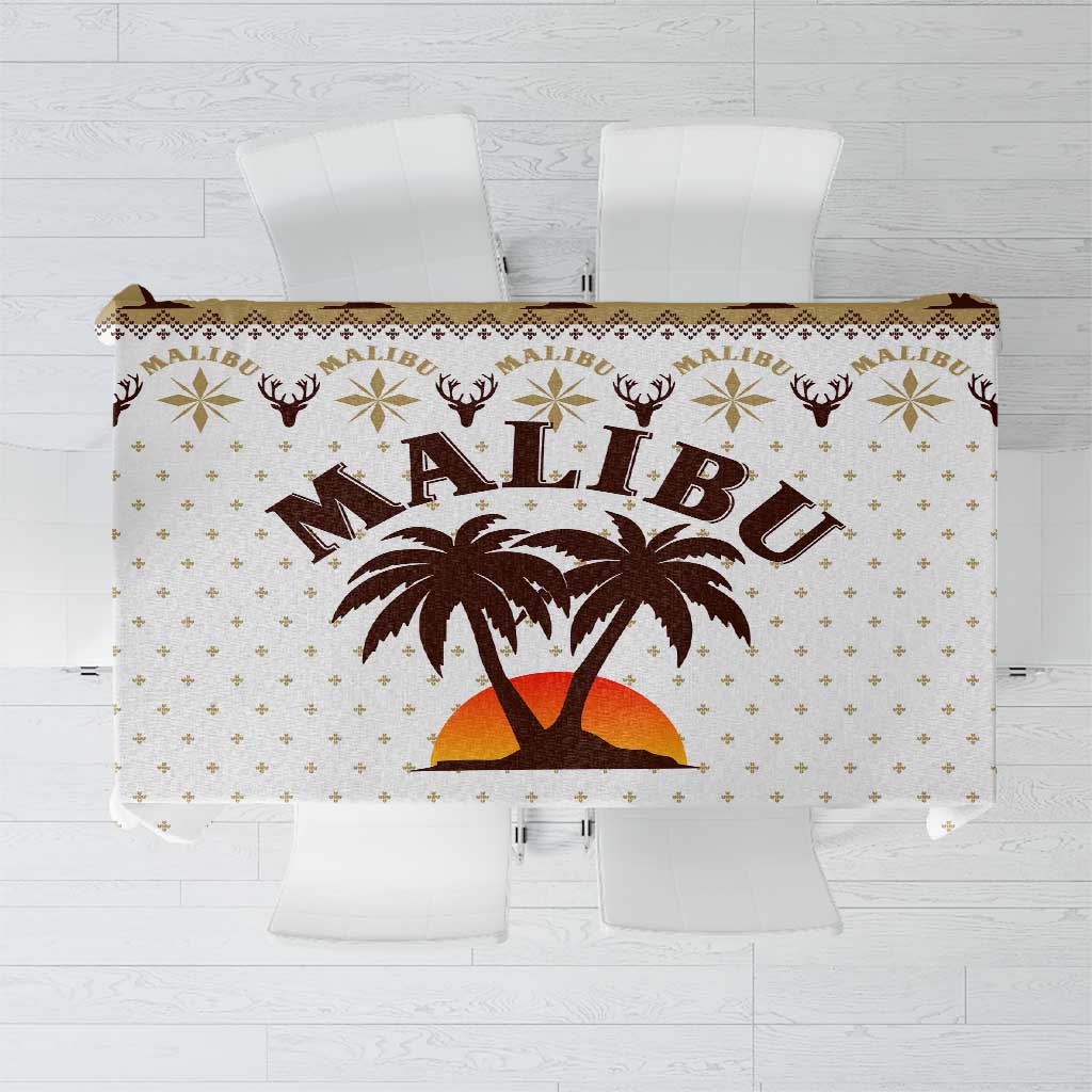 Malibu Christmas Tablecloth Xmas Holiday Patterns - Wonder Print Shop