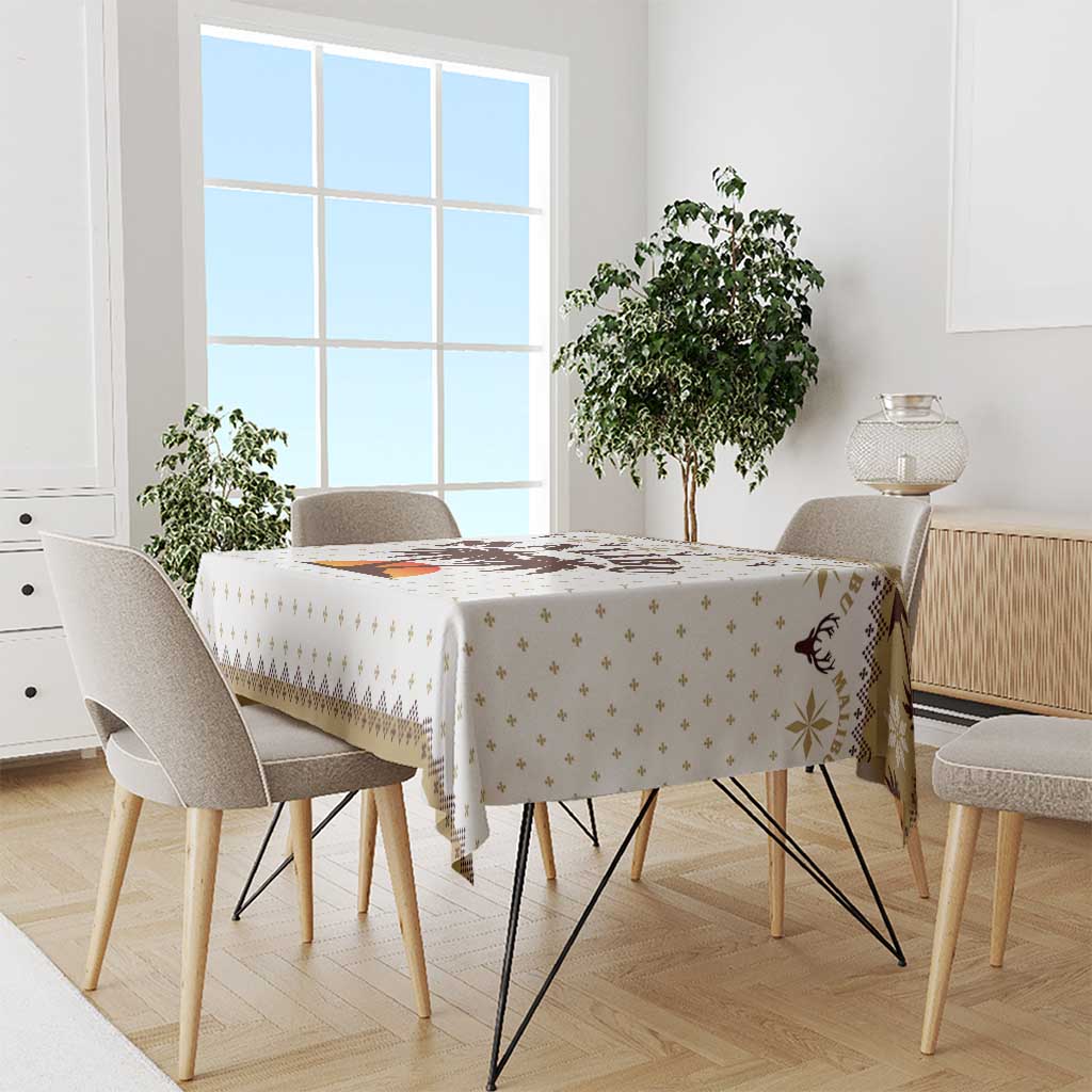 Malibu Christmas Tablecloth Xmas Holiday Patterns - Wonder Print Shop