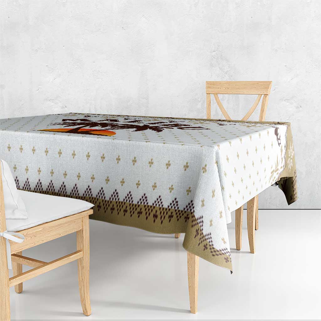 Malibu Christmas Tablecloth Xmas Holiday Patterns - Wonder Print Shop