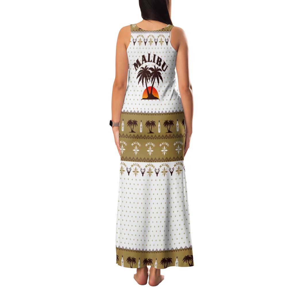 Malibu Christmas Tank Maxi Dress Xmas Holiday Patterns - Wonder Print Shop
