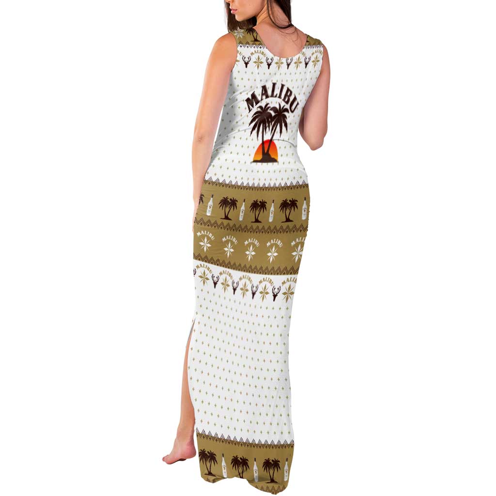 Malibu Christmas Tank Maxi Dress Xmas Holiday Patterns - Wonder Print Shop