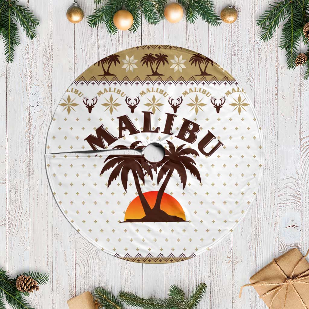 Malibu Christmas Tree Skirt Xmas Holiday Patterns - Wonder Print Shop