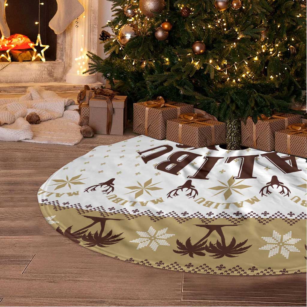 Malibu Christmas Tree Skirt Xmas Holiday Patterns - Wonder Print Shop