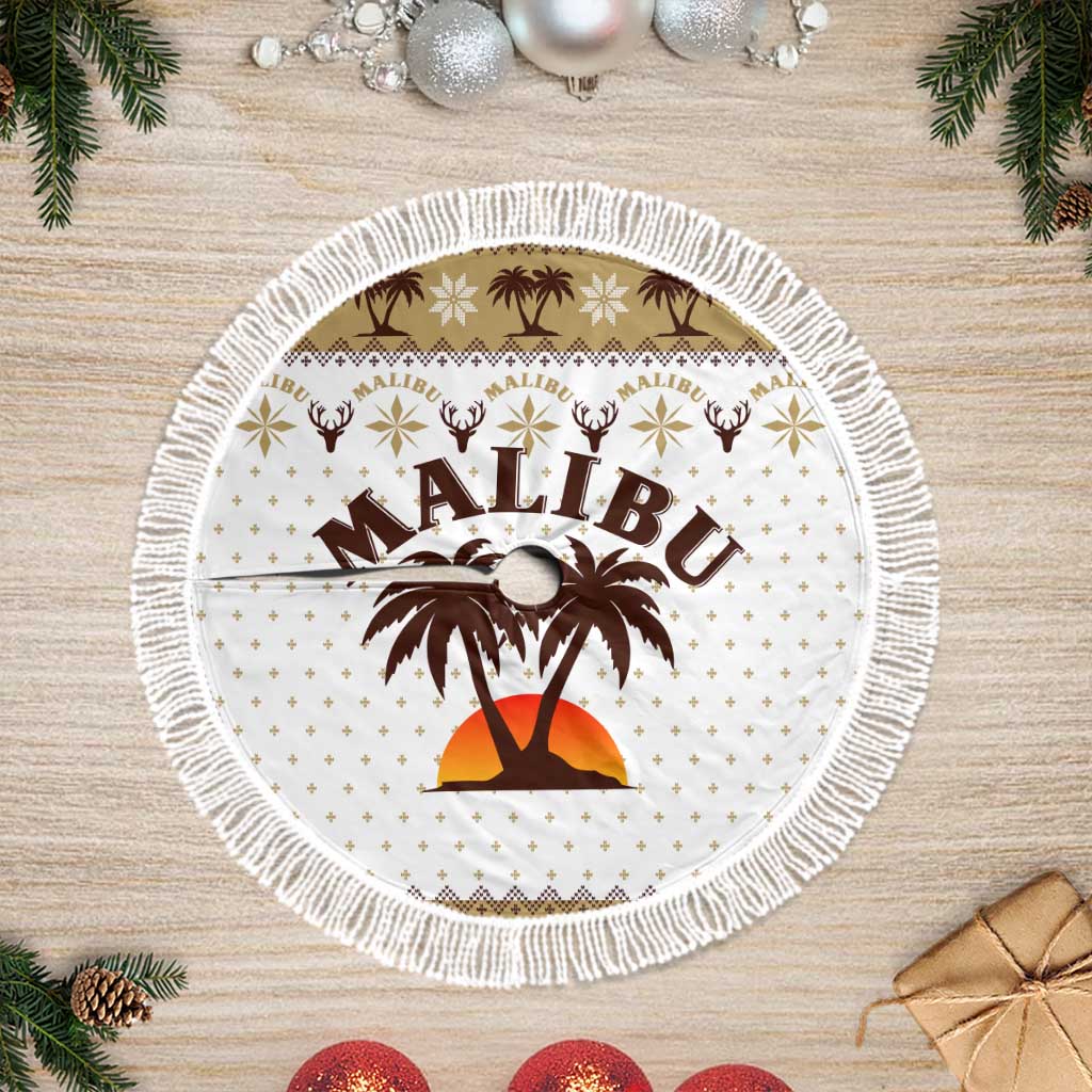 Malibu Christmas Tree Skirt Xmas Holiday Patterns - Wonder Print Shop