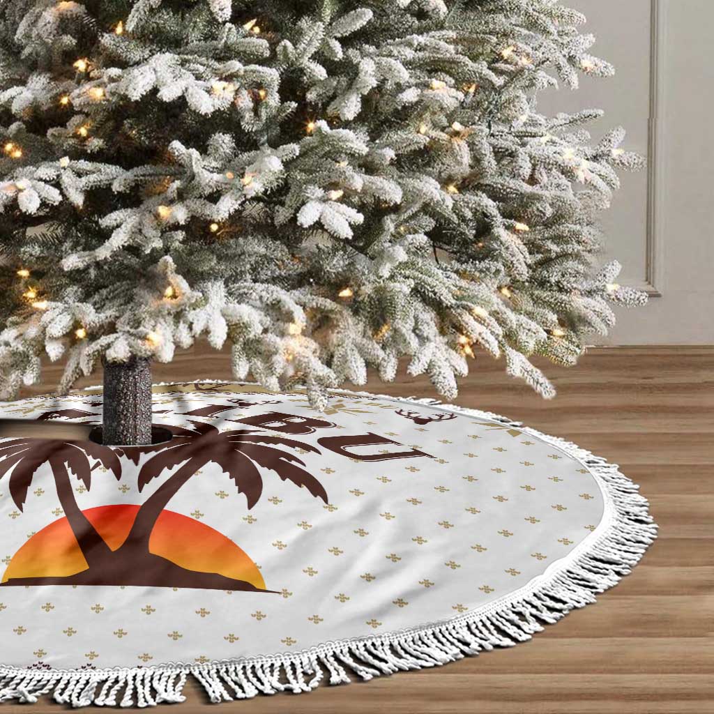 Malibu Christmas Tree Skirt Xmas Holiday Patterns - Wonder Print Shop