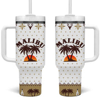 Malibu Christmas Tumbler With Handle Xmas Holiday Patterns - Wonder Print Shop