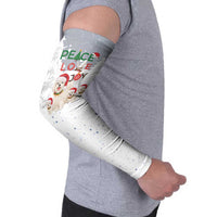 Maltese Peace Love Joy Christmas Arm Sleeves Xmas Holiday Patterns - Wonder Print Shop