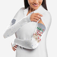 Maltese Peace Love Joy Christmas Arm Sleeves Xmas Holiday Patterns - Wonder Print Shop