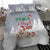 Maltese Peace Love Joy Christmas Bedding Set Xmas Holiday Patterns - Wonder Print Shop