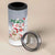 Maltese Peace Love Joy Christmas 4 in 1 Can Cooler Tumbler Xmas Holiday Patterns - Wonder Print Shop
