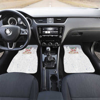 Maltese Peace Love Joy Christmas Car Mats Xmas Holiday Patterns - Wonder Print Shop