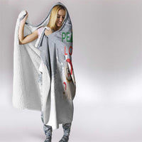 Maltese Peace Love Joy Christmas Hooded Blanket Xmas Holiday Patterns - Wonder Print Shop