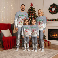 Maltese Peace Love Joy Christmas Pajama Set Xmas Holiday Patterns - Wonder Print Shop