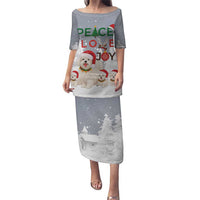 Maltese Peace Love Joy Christmas Puletasi Xmas Holiday Patterns - Wonder Print Shop