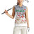 Maltese Peace Love Joy Christmas Women Sleeveless Polo Shirt Xmas Holiday Patterns - Wonder Print Shop