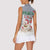 Maltese Peace Love Joy Christmas Women Sleeveless Polo Shirt Xmas Holiday Patterns - Wonder Print Shop