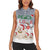 Maltese Peace Love Joy Christmas Women Sleeveless Polo Shirt Xmas Holiday Patterns - Wonder Print Shop