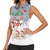 Maltese Peace Love Joy Christmas Women Sleeveless Polo Shirt Xmas Holiday Patterns - Wonder Print Shop
