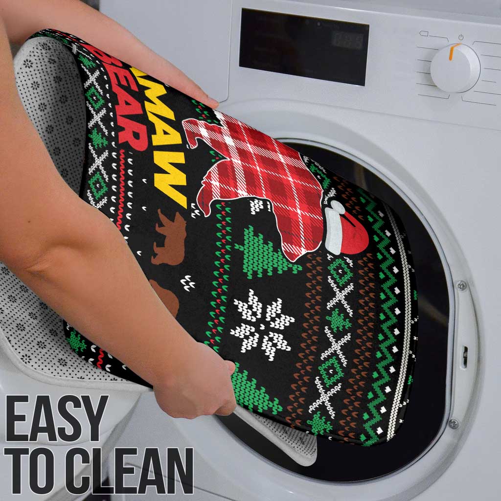 Mamaw Bear Christmas Bathroom Set Xmas Holiday Patterns - Wonder Print Shop