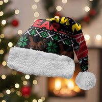 Mamaw Bear Christmas Santa Hat Xmas Holiday Patterns - Wonder Print Shop