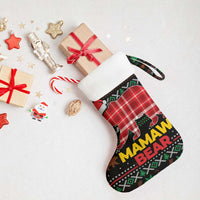 Mamaw Bear Christmas Stocking Xmas Holiday Patterns - Wonder Print Shop