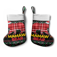 Mamaw Bear Christmas Stocking Xmas Holiday Patterns - Wonder Print Shop