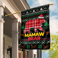 Mamaw Bear Christmas Garden Flag Xmas Holiday Patterns - Wonder Print Shop