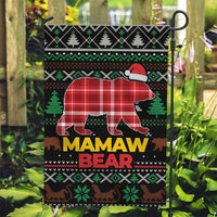 Mamaw Bear Christmas Garden Flag Xmas Holiday Patterns - Wonder Print Shop