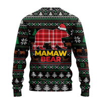 Mamaw Bear Christmas Ugly Christmas Sweater Xmas Holiday Patterns - Wonder Print Shop