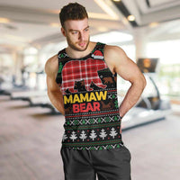 Mamaw Bear Christmas Men Tank Top Xmas Holiday Patterns - Wonder Print Shop
