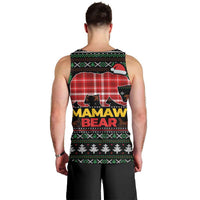 Mamaw Bear Christmas Men Tank Top Xmas Holiday Patterns - Wonder Print Shop