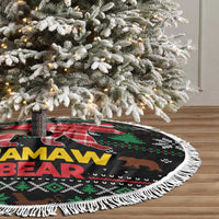 Mamaw Bear Christmas Tree Skirt Xmas Holiday Patterns - Wonder Print Shop